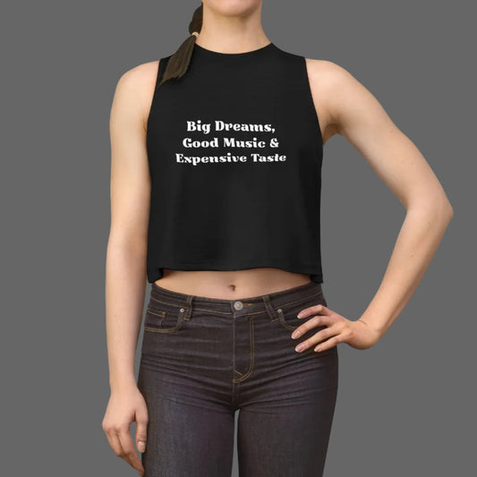 Women's Cropped tank top The flirty crow