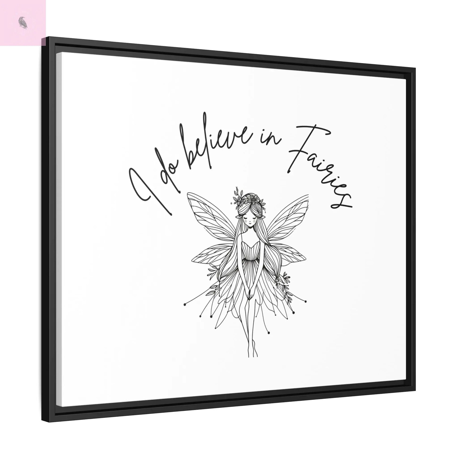 Fairies Canvas, Framed (Multi-color) - The flirty crow