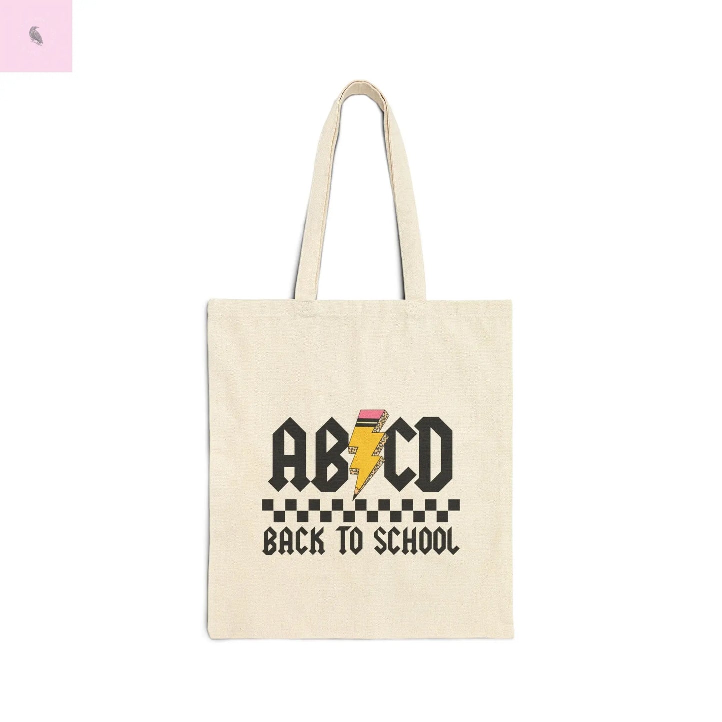 Back to School Tote the flirty crow
