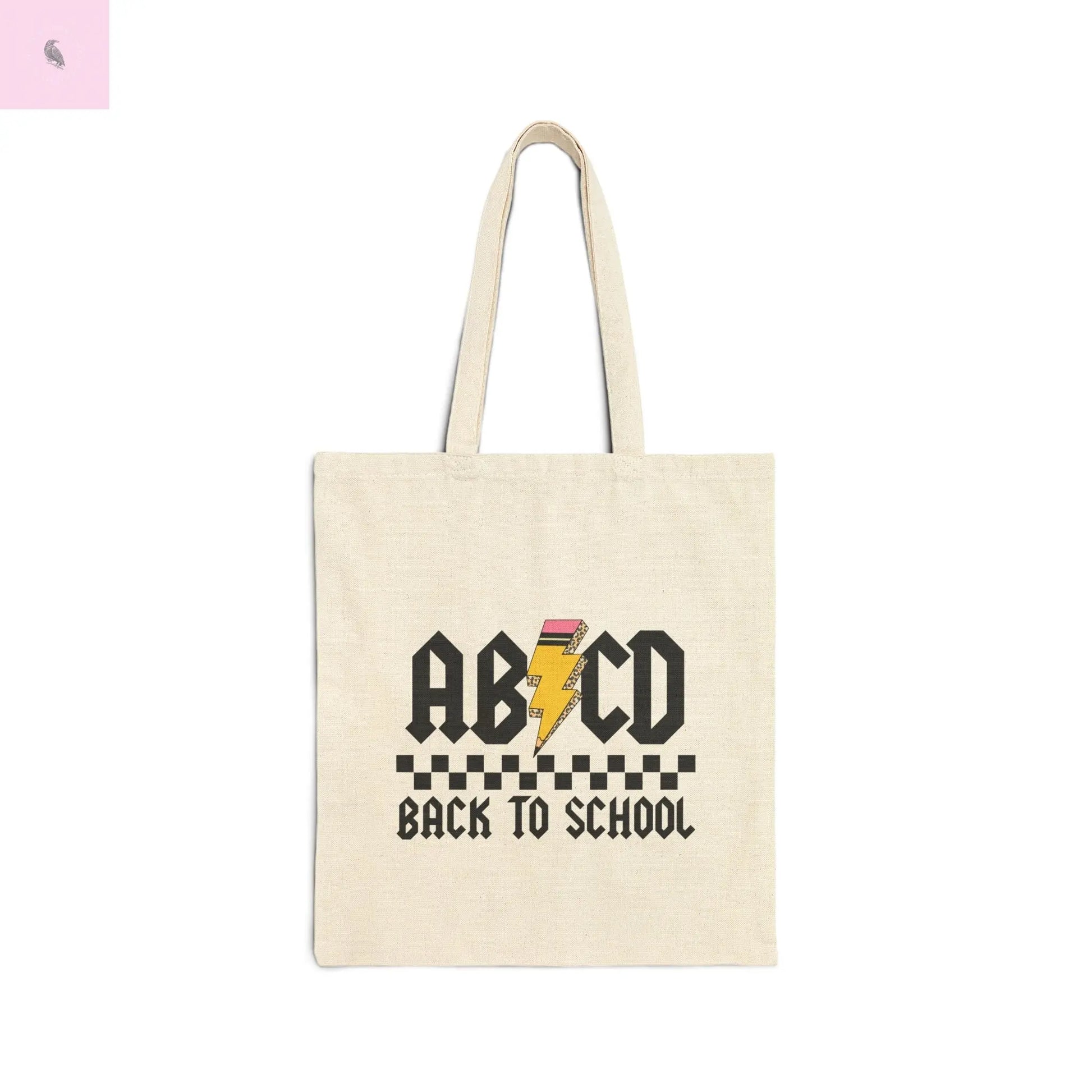 Back to School Tote the flirty crow