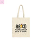 Back to School Tote the flirty crow