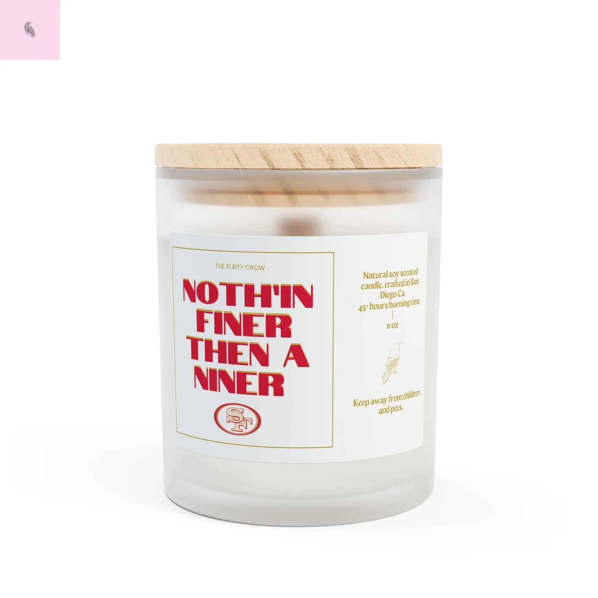 Natural Scented Candle - 'Nothin' Finer Then A Niner' 11oz The flirty crow