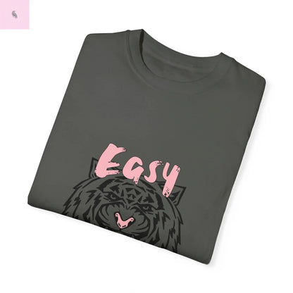 Easy Tiger Unisex custom colors T-Shirt - Fun Graphic Tee for Casual Wear The flirty crow