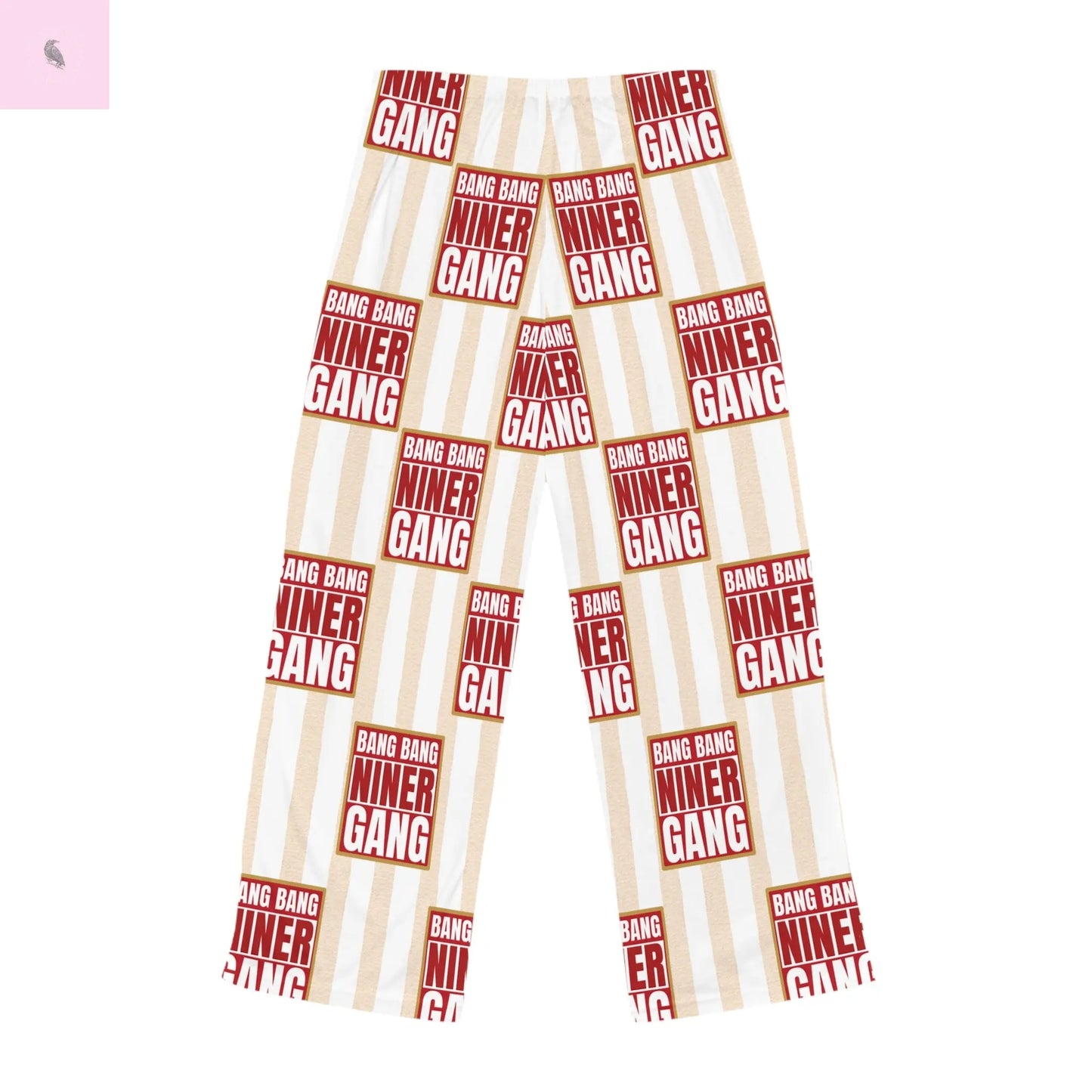 49er unisex pajama pant, gameday niner lounge wear, 49er tailgate lounge pant Printify