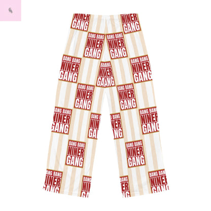 49er unisex pajama pant, gameday niner lounge wear, 49er tailgate lounge pant Printify