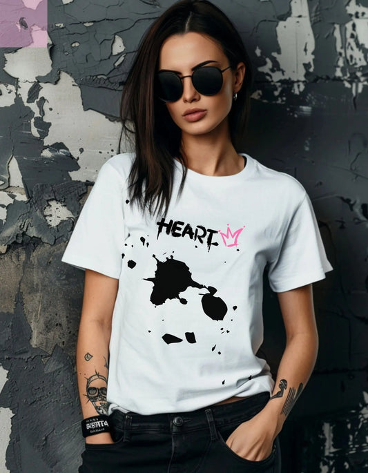 Graffiti edgy music festival   cotton Unisex Tee the flirty crow