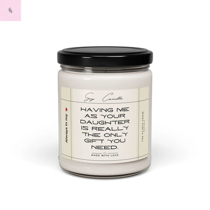 Soy Candle, Daughter Gift for Mom, Mother's Day, Birthday Gift, Aromatherapy The flirty crow