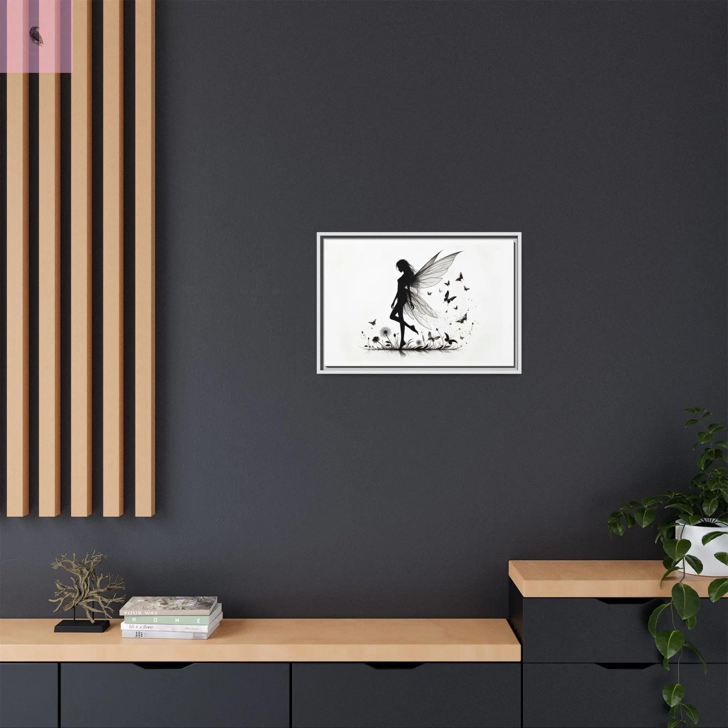 Fairy Canvas Wall Art - The flirty crow