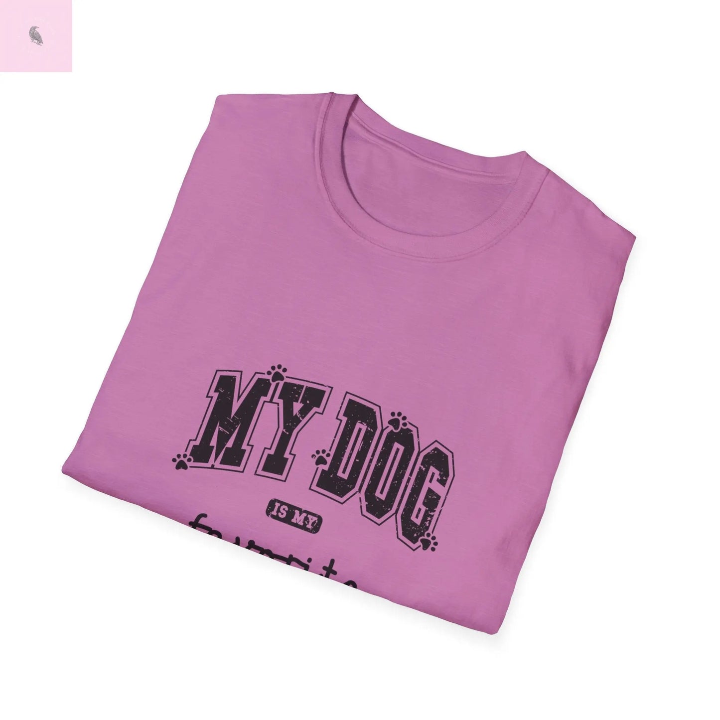 Dog Lovers T-Shirt The flirty crow