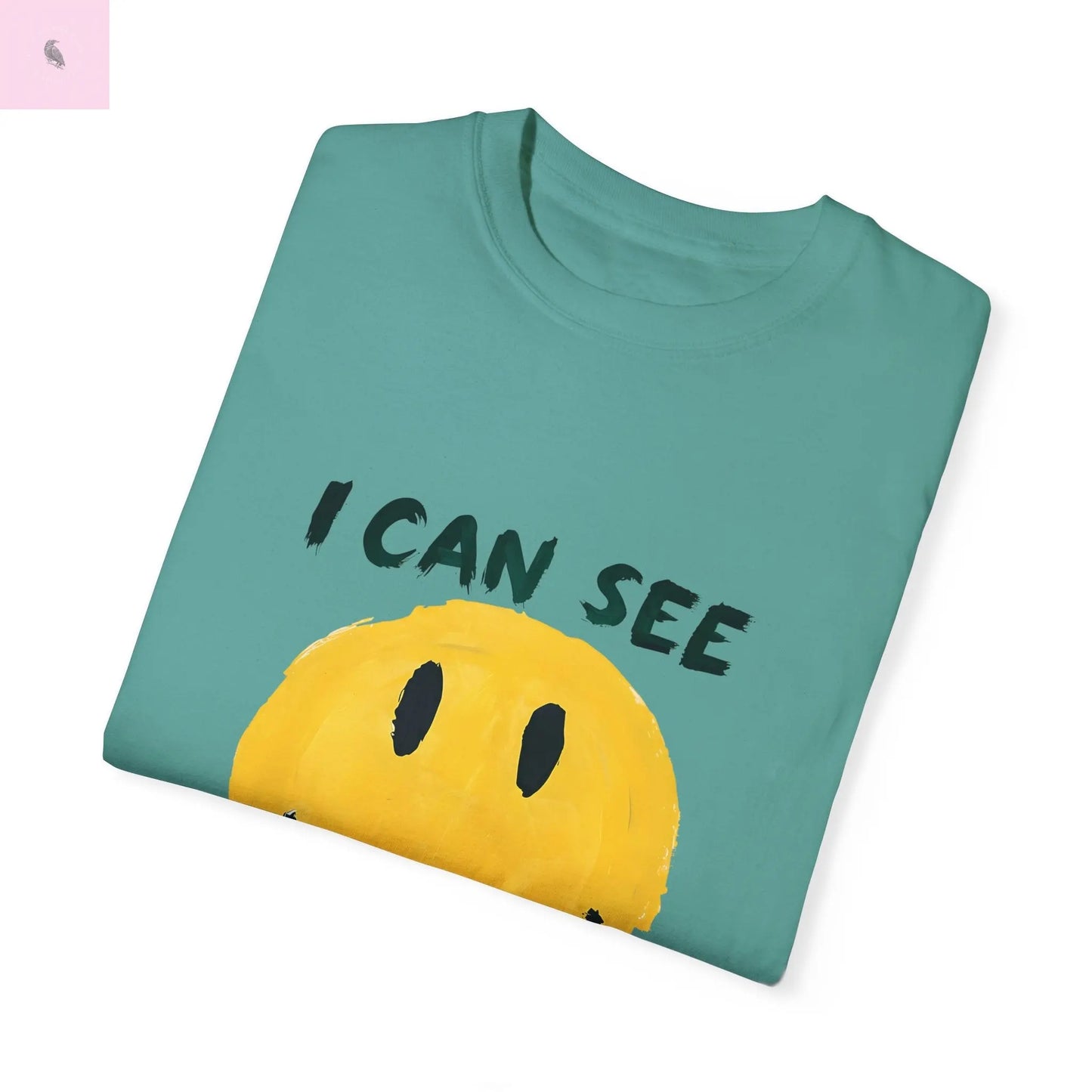 Funny Smiling Through the BS Unisex Tee - The flirty crow