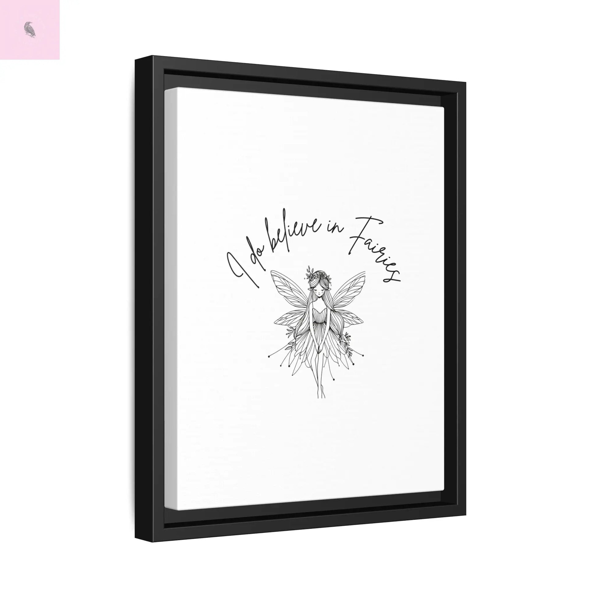 Fairies Canvas, Framed (Multi-color) - The flirty crow