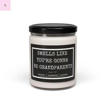 Soy Candle New grandparents gift The flirty crow