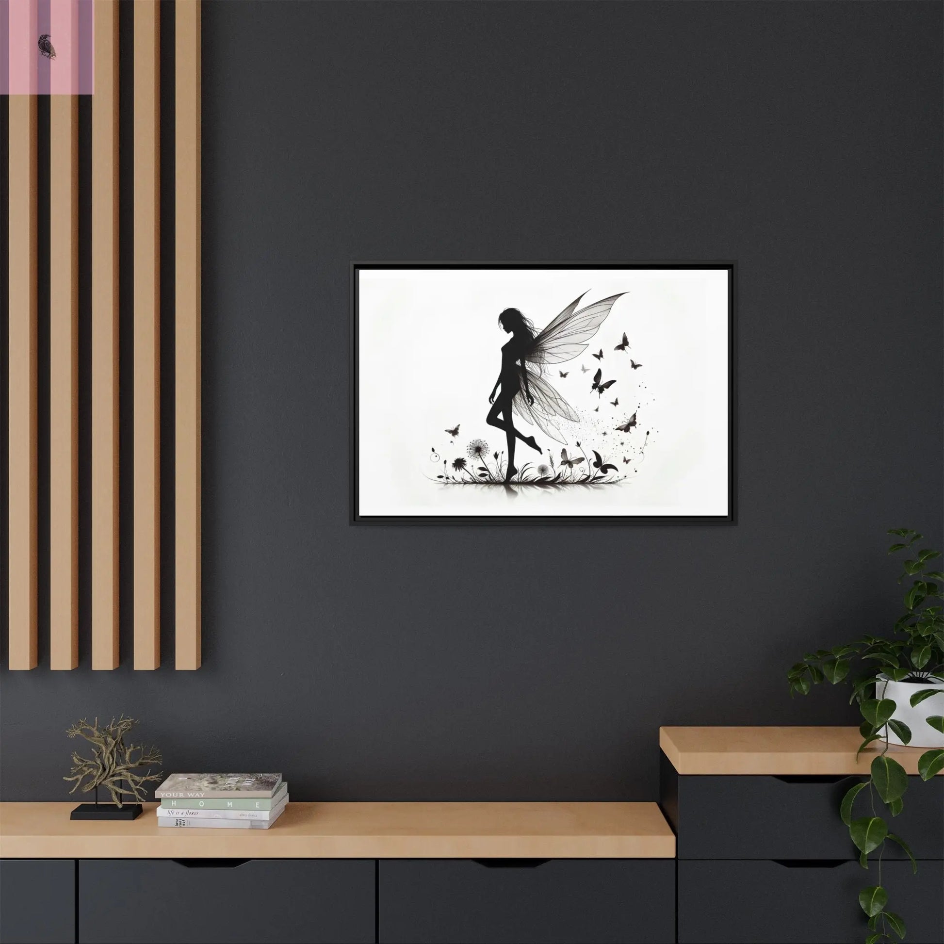Fairy Canvas Wall Art - The flirty crow