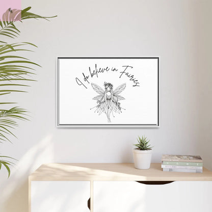 Fairies Canvas, Framed (Multi-color) - The flirty crow
