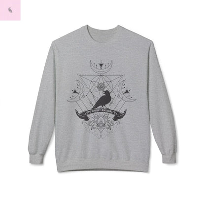 crow spirit animal crewneck sweatshirt the flirty crow
