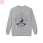 crow spirit animal crewneck sweatshirt the flirty crow