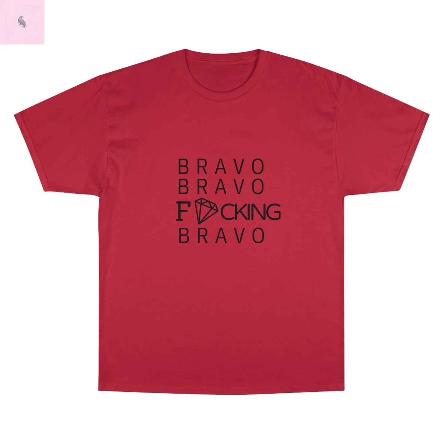 Reality TV Bravo Fan Champion Tee the flirty crow