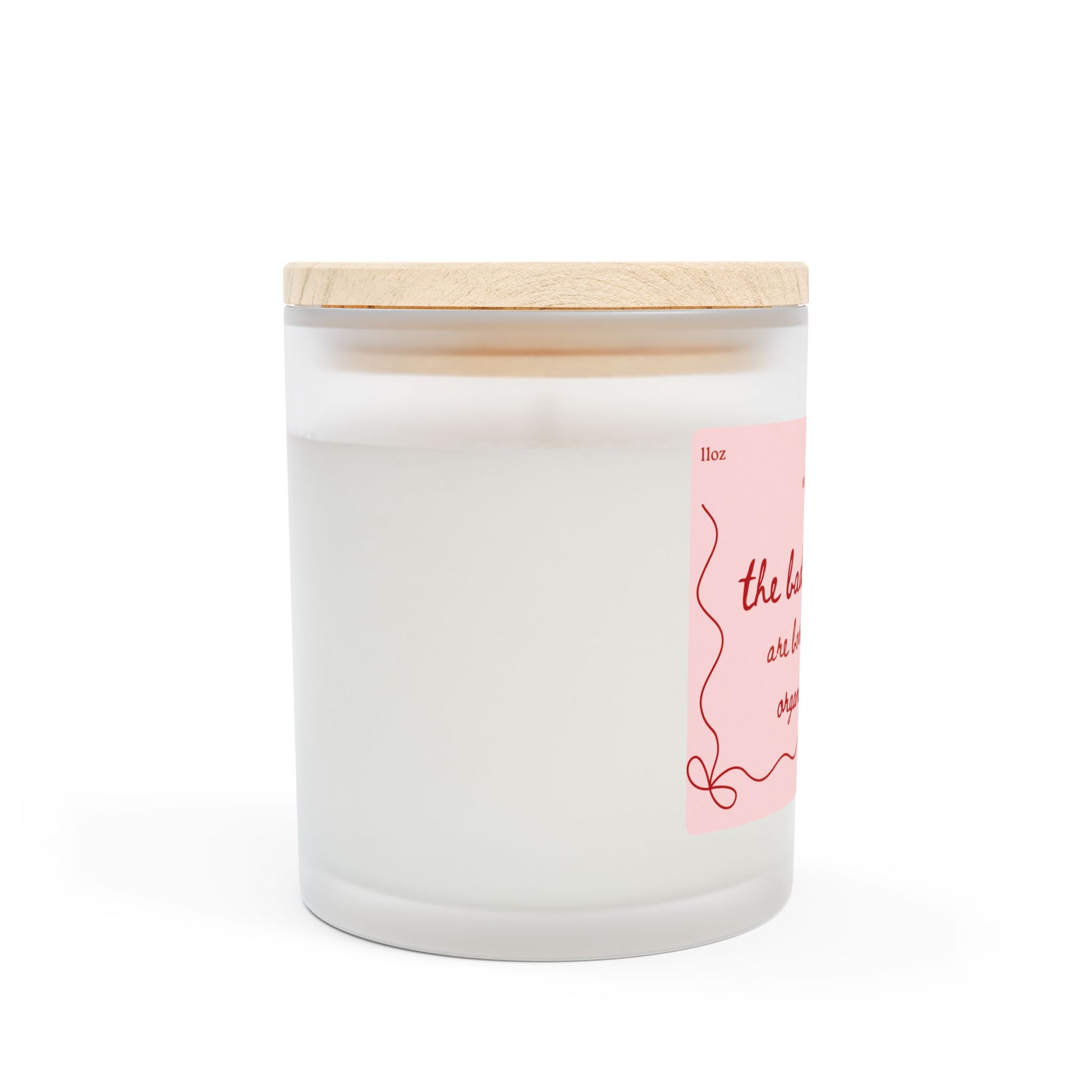 March birthday 11oz Frosted Glass Candle - The flirty crow