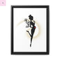 Framed Fairy Art Print - Enchanting Decor for Expecting Mothers, Baby Shower Gift, Elegant Nursery Wall Art, Whimsical Home Accent The flirty crow