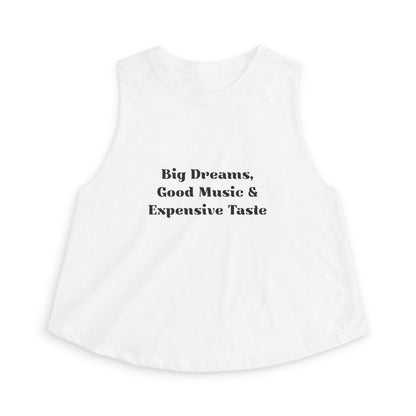 Women's Cropped tank top The flirty crow