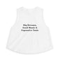 Women's Cropped tank top The flirty crow