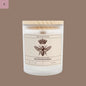 Natural Soy Wax- Queen bee candle 11oz Frosted Glass The flirty crow