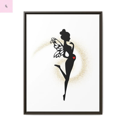 Framed Fairy Art Print - Enchanting Decor for Expecting Mothers, Baby Shower Gift, Elegant Nursery Wall Art, Whimsical Home Accent The flirty crow