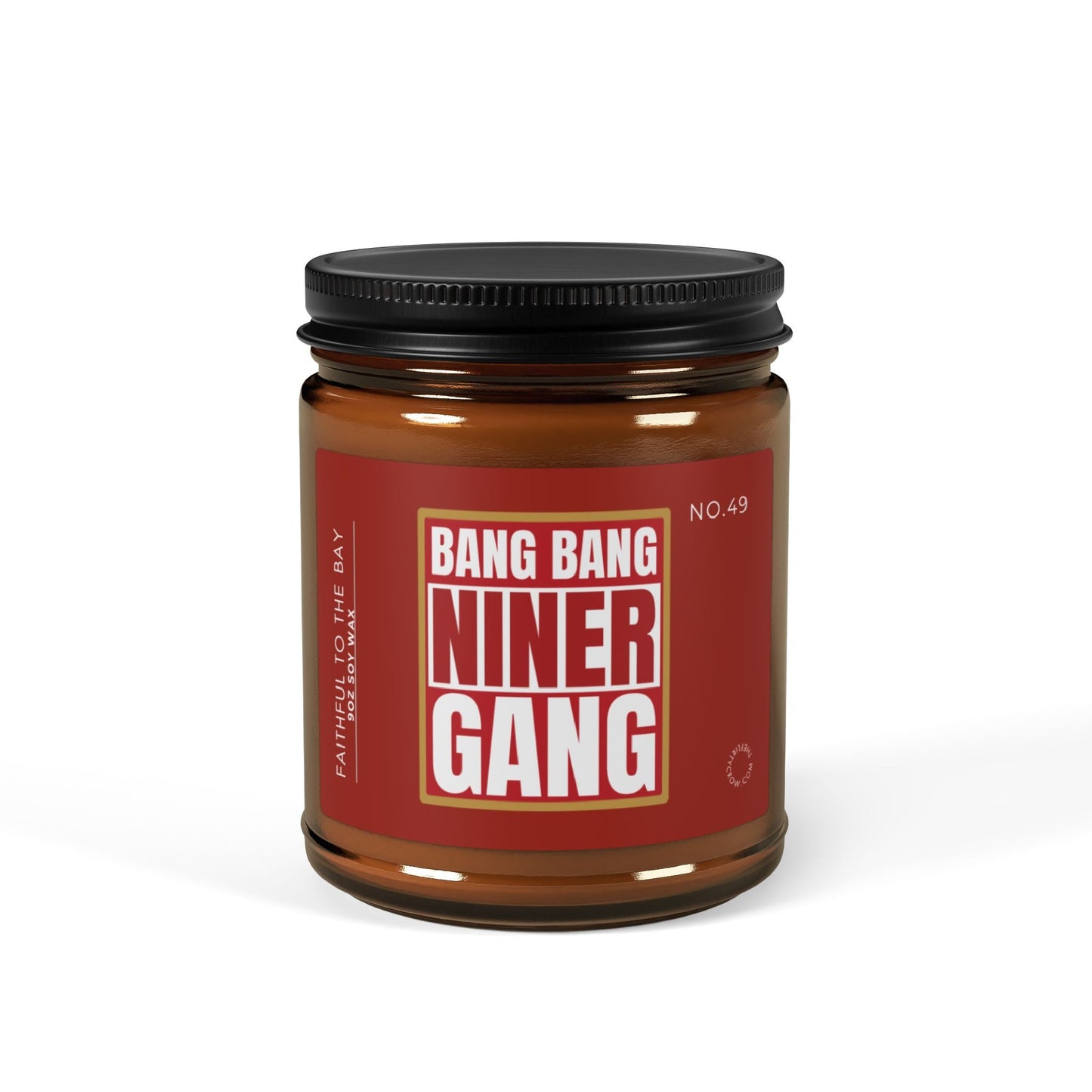 Niner Gang candle for the home 'Bang Bang Niner Gang' Scented Soy Candle The flirty crow