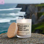 smells like a sunset lover Frosted Glass Candle, 11oz the flirty crow