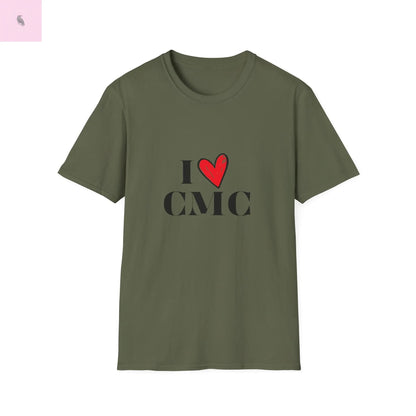 I Love CMC Unisex 49erT-Shirt, gift for niner fan, Game Day tee, 49er tshirt Printify