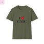 I Love CMC Unisex 49erT-Shirt, gift for niner fan, Game Day tee, 49er tshirt Printify