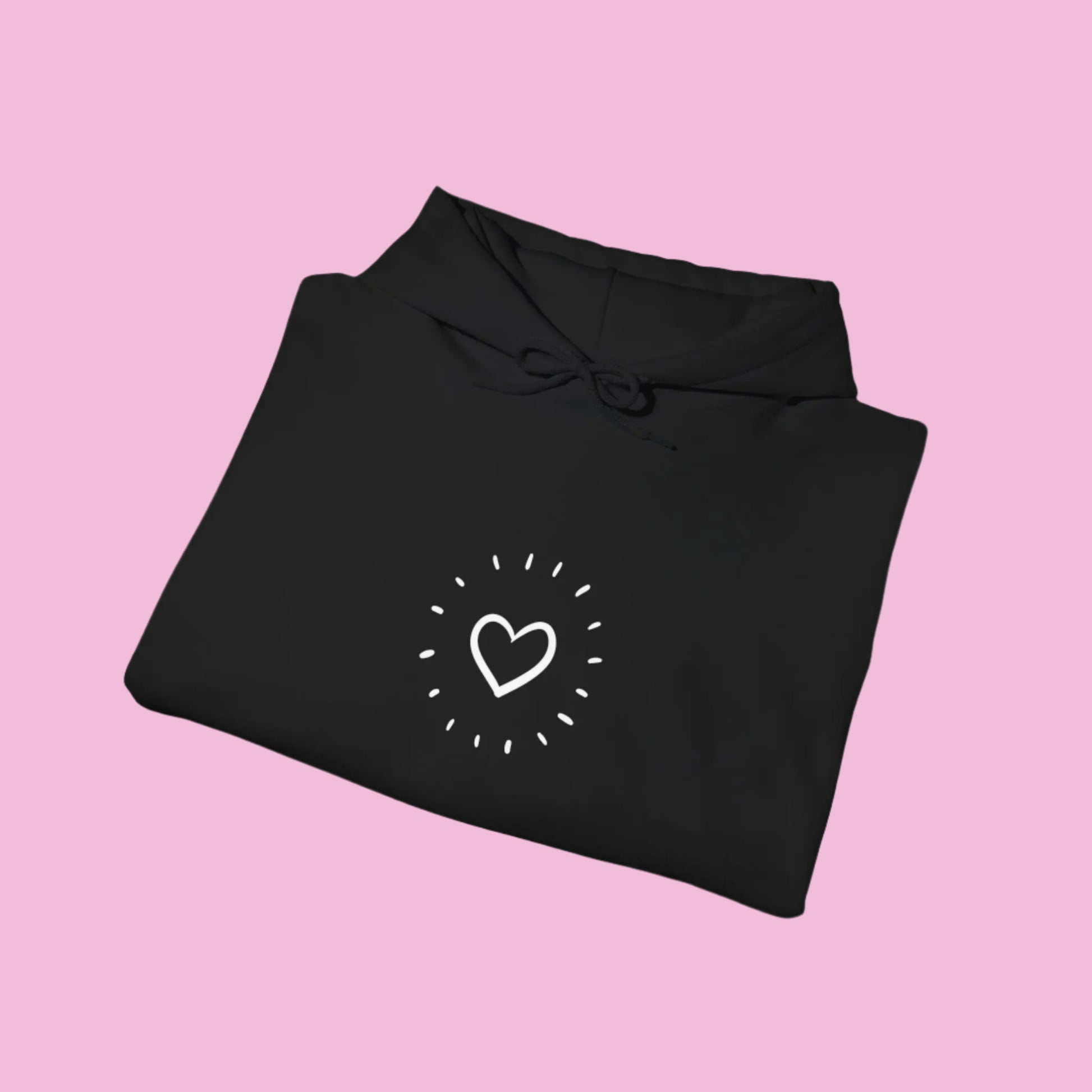 Chic Ciao Hooded Sweatshirt - Unisex Heavy Blend™ - Cozy Casual Wear The flirty crow