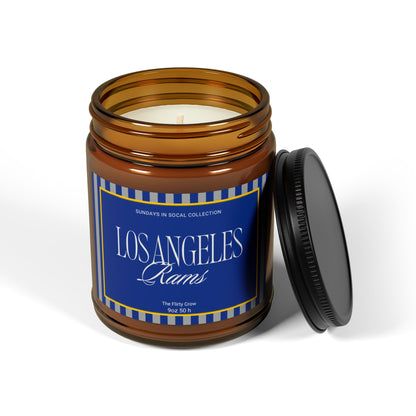 Los Angeles Rams Scented Soy Candle, Gift for Football fan