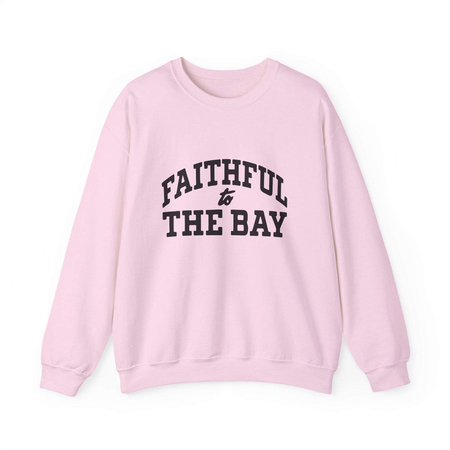 Faithful to the Bay Crewneck Sweatshirt, Personalized 'Warner 54' Team-Style Pullover