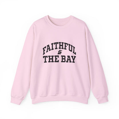 Faithful to the Bay Crewneck Sweatshirt, Personalized 'Warner 54' Team-Style Pullover