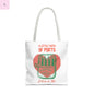 Porto-Inspired Tote Bag, Eco-Friendly Shopping Bag, Travel Tote, Gift for Food Lovers, Beach Bag, Everyday Carryall Printify