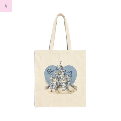 Beach Day Cotton Canvas Tote Bag, Eco-Friendly Shopping Bag, Vacation Bag, Summer Tote, Gift for Beach Lovers, Casual Everyday Use The flirty crow