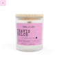 Frosted Glass Kansas City football lovers Candle The flirty crow