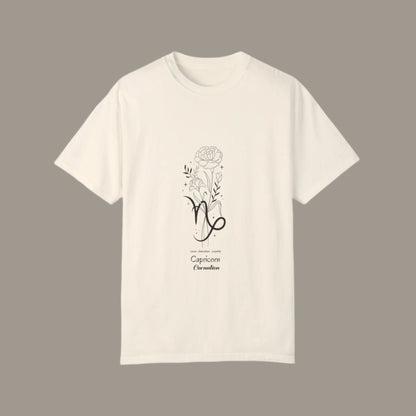 Capricorn birth flower T-Shirt for Astrology Lovers Printify