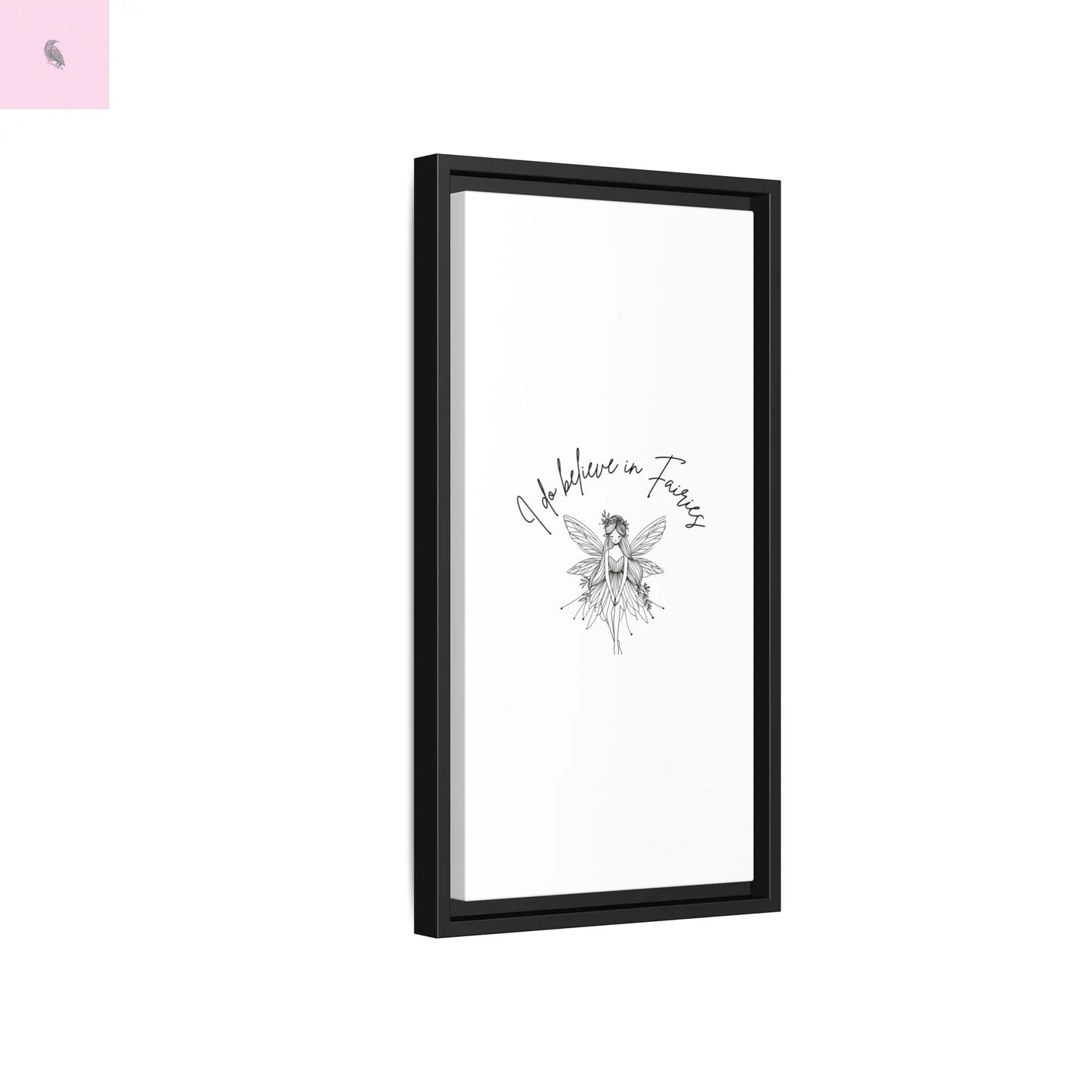 Fairies Canvas, Framed (Multi-color) - The flirty crow