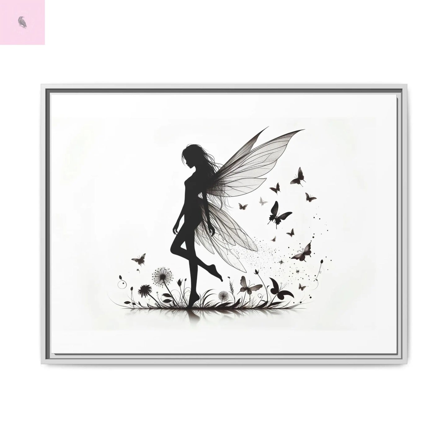 Fairy Canvas Wall Art - The flirty crow