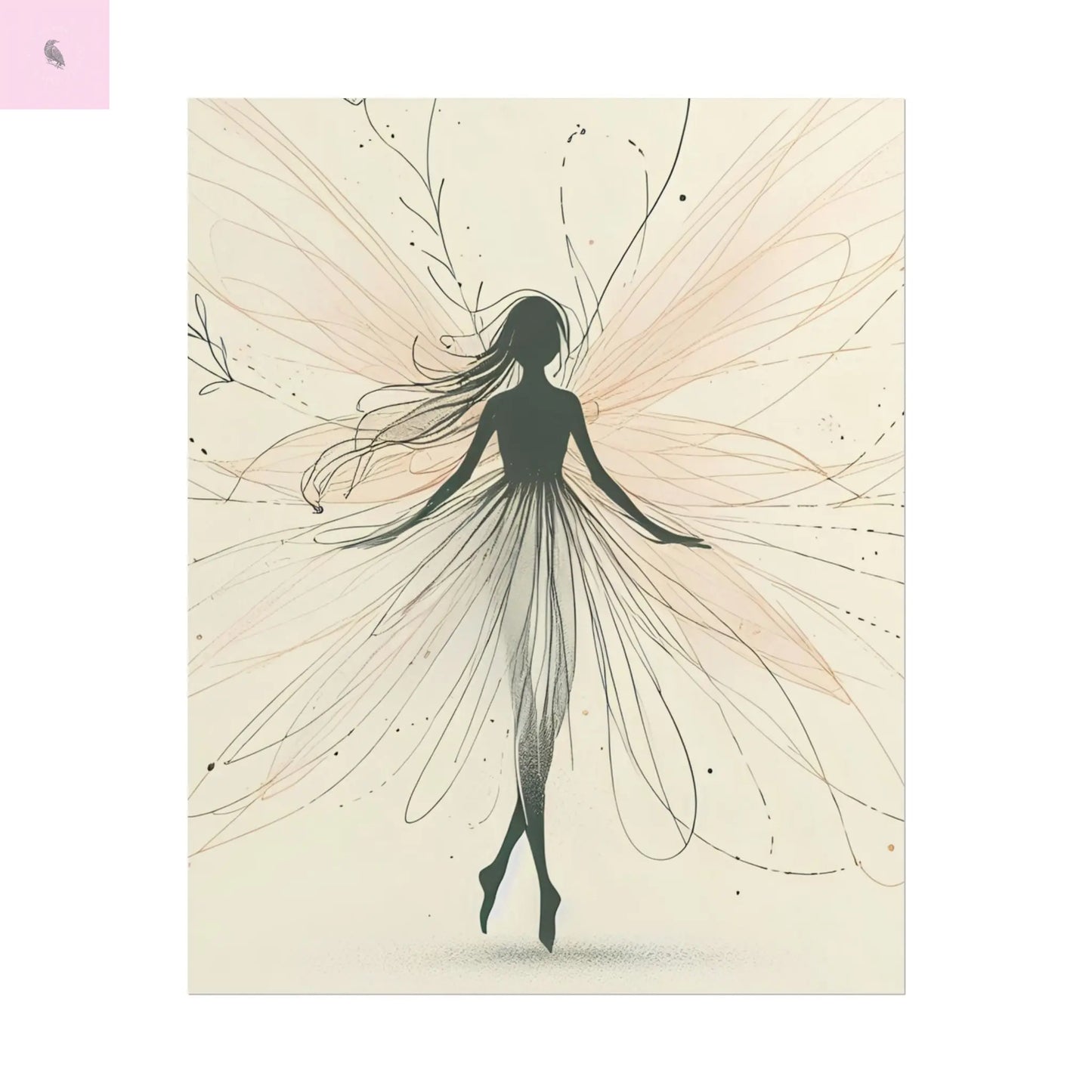 Fairy Poster - The flirty crow