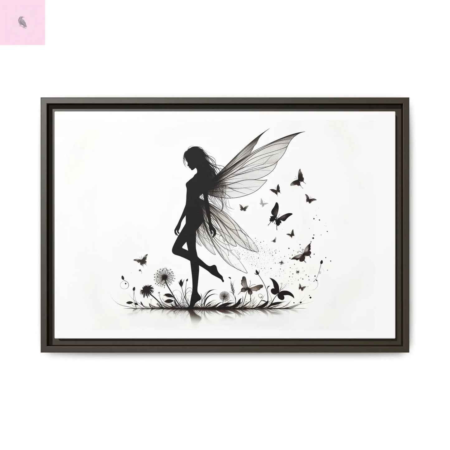 Fairy Canvas Wall Art - The flirty crow