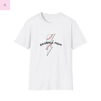 Baseball mom soft style cotton tshirt the flirty crow
