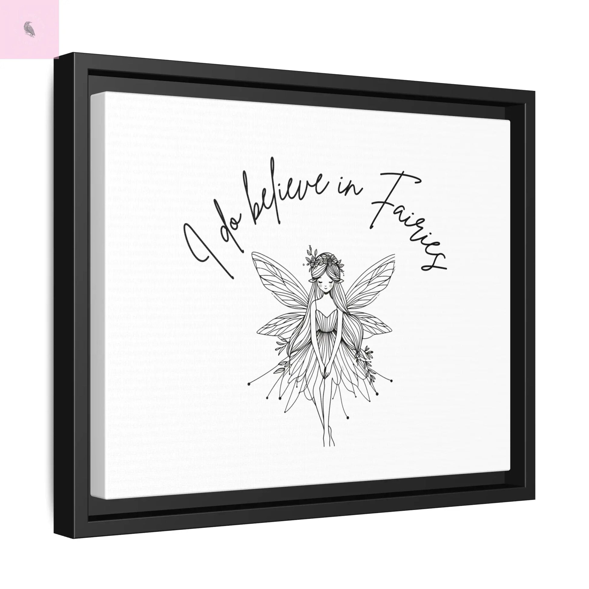 Fairies Canvas, Framed (Multi-color) - The flirty crow