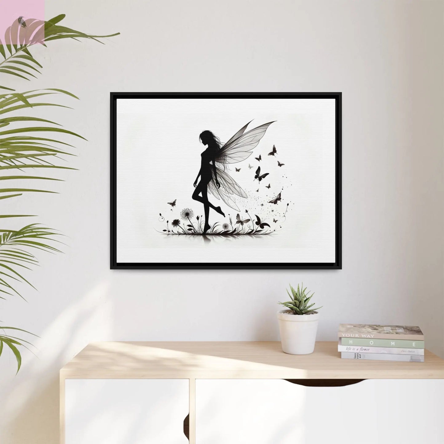 Fairy Canvas Wall Art - The flirty crow