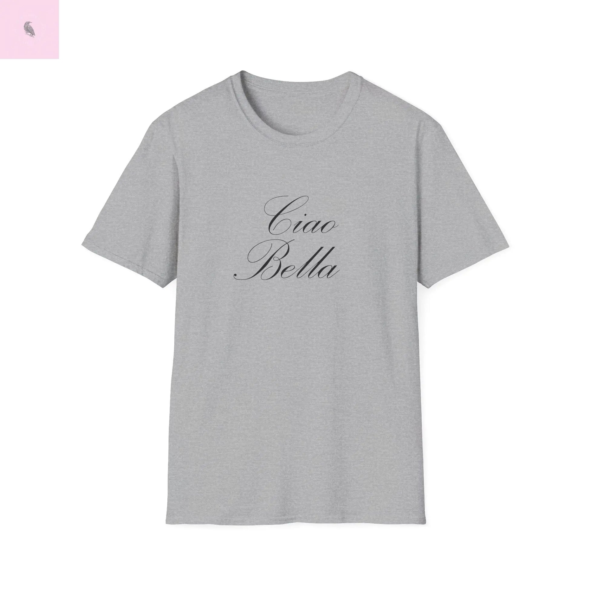 Ciao Bella Italy lovers  Softstyle T-Shirt the flirty crow