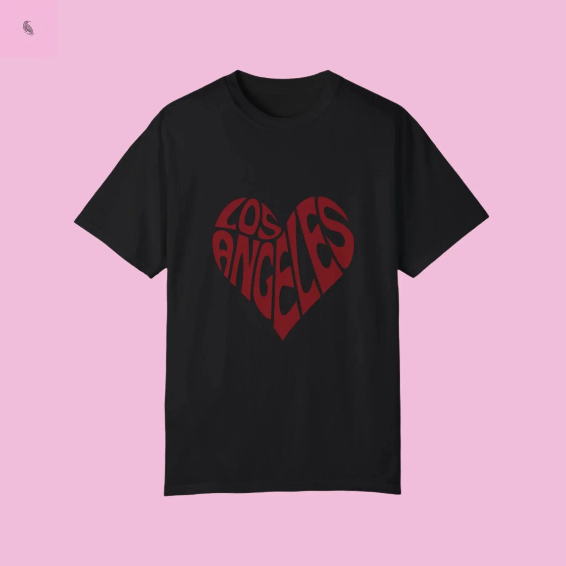 Los Angeles Heart Unisex Custom Colors  T-Shirt the flirty crow