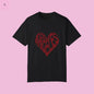 Los Angeles Heart Unisex Custom Colors  T-Shirt the flirty crow