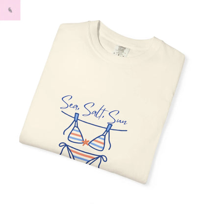 Bikini tshirt, Comfort Colors summer tee,  Beach Lover T-shirt, Vacation shirt, gift for her, unisex The flirty crow